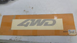 Ford Courier Dual cab 4WD Genuine decal new part