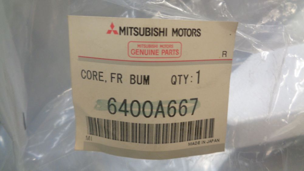 Mitsubishi Outlander Genuine Front Bumper Bar Impact Foam New Part