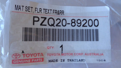 Toyota Hilux Genuine Dual Cab Manual Carpet Mat Set New Part
