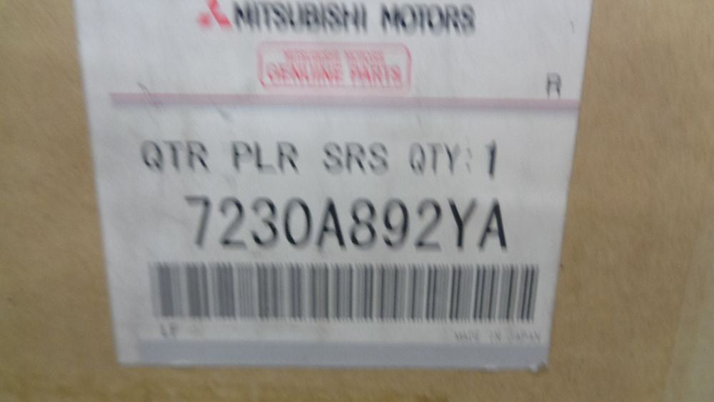 Mitsubishi Pajero NW Genuine Front Right Hand Upper Inner Quarter Trim New Part