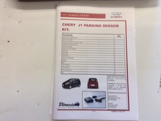 Chery J1 Genuine Rear Parking Assist Kit New Part