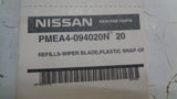 Nissan Universal Wiper Blade Rubber snap off 24inch New Part