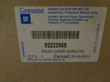 Holden VE Commodore Wagon Genuine Right Hand Rear Window Cover New Part