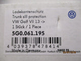 VW Golf 7 Hatch Genuine Loading Sill Protection Plate Stainless Steel New Part