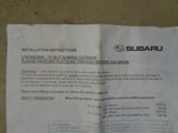 Subaru Outback Genuine Tow Bar New Part