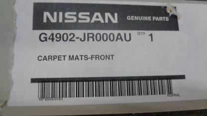 Nissan Navara D40T Genuine Brown Front Mat Set New Part