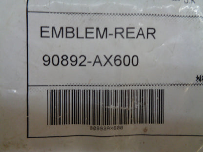 Nissan K12 Micra Genuine Tail Gate Emblem New Part