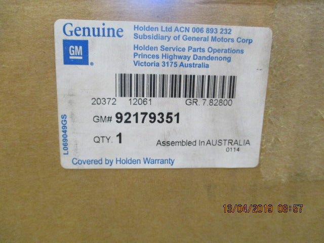 Holden VE Commodore Genuine Nudge Bar Sedan/Wagon New Part