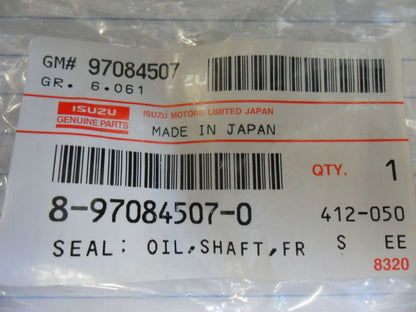 Isuzu/Holden Jackaroo Genuine Front Axle Housing Seal New Part