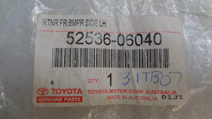 TOYOTA CAMRY GENUINE LEFT (PASSENGER) FRONT BUMPER BAR SLIDE NEW PART
