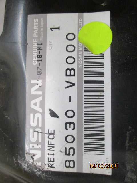 Nissan Patrol Y61 Genuine Drivers Rear Bumper Reinforcement CNR New Part