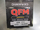 QFM Eurotech Ceramic Front Brake Pad Set Suits Renault 11-18-19-20-Clio-Fuego-Megane New Part Part