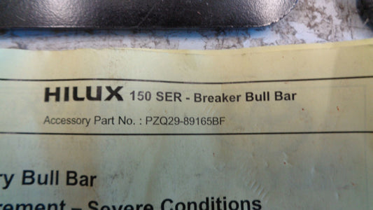 Toyota Hilux 150 Series Genuine Breaker Bull Bar Service Upgrade Fitting Kit New Part