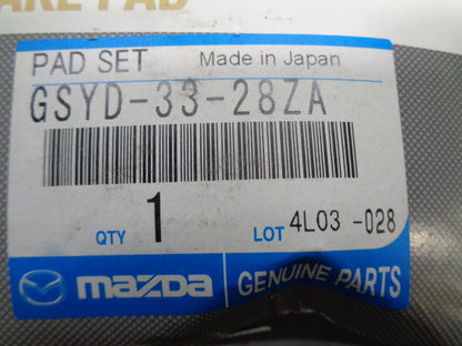 Mazda GH 6 Genuine Front Brake Pad Set New Part