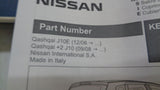 Nissan Qashqai Genuine Chrome Rear Tailgate Boot Handle Trim New Part