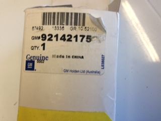 Holden VT Commodore Genuine Out Side Door Lock New Part