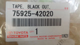 Toyota Rav4 Genuine Right Hand No.3 Black Out Tape New Part