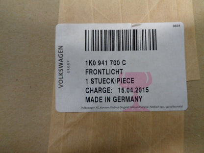 VW Golf MK Genuine Right Hand Front Fog Light New Part