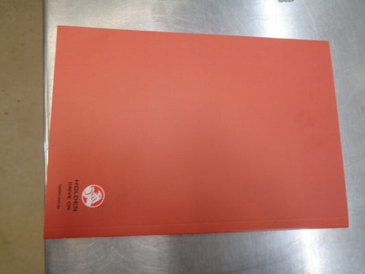 Holden TK Barina Hatch Genuine Owners Handbook New Part