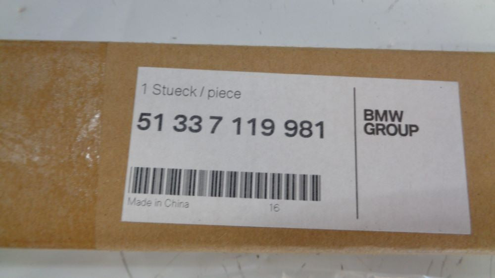 BMW Genuine Chrome front door exterier belt moulding new part