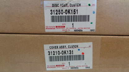 GENUINE CLUTCH DISK AND COVER ASSY TOYOTA HILUX NEW PART