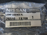 Nissan Navara D40T Genuine Number Plate Light NEW PART