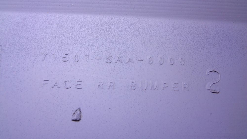 Honda Jazz GD Genuine Rear Bumper Cover New Part