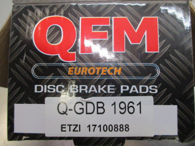 QFM Eurotech Rear Brake Pad Set Suits Mercedes-Benz G-Class-Sprinter New Part