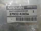 Nissan NP300 Genuine Rear Floor Air Duct New Part