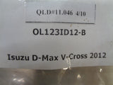 Isuzu D-Max/MU-X Steel Bulbar Bolt Kit New Part