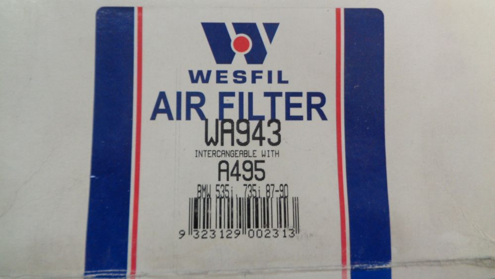 Wesfil Air Filter Suits BMW New Part