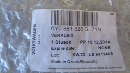 VW Amarok Genuine driver side seat trim New Part