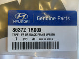 Hyundai Accent Genuine Front Door Black Out Tape New Part