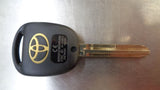 Toyota Landcruiser HDJ-100 Genuine 2 Button Uncut Key & Remote Head New Part