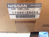 Nissan Dualis Genuine Fuel Pump Complete New Part