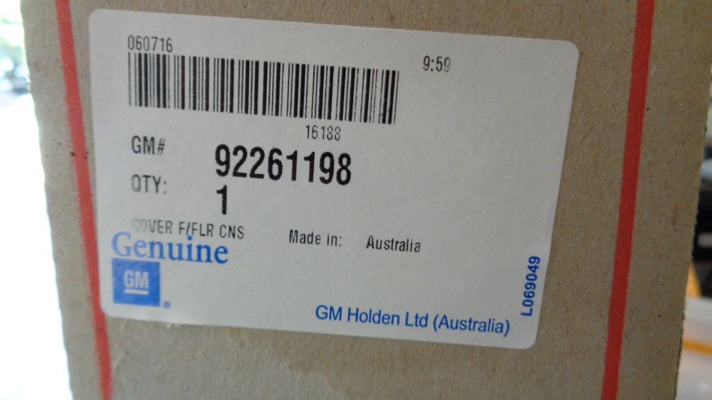 Holden Commodore VE Genuine Right Hand Console Trim Face New Part