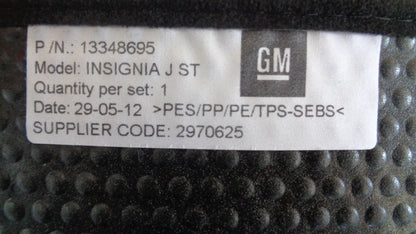 Holden Insignia Estate Wagon Genuine rear cargo mat New Part