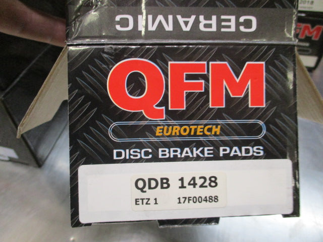 QFM Eurotech Ceramic Rear Brake Pad Set Suits Mercedes-Benz-Chrysler Crossfire New Part