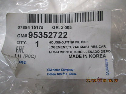 Holden Captiva Genuine Fuel Tank Filler Housing New Part