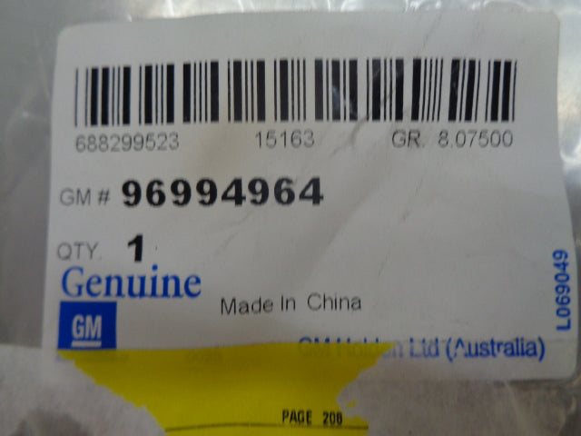 Holden Cruze Genuine Bonnet Release Cable New Part