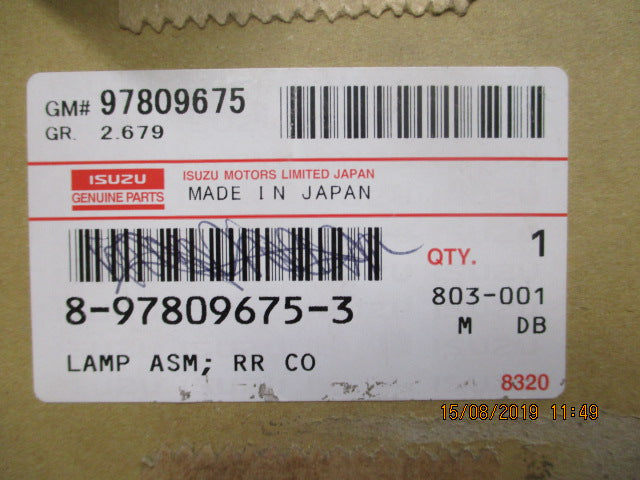 Holden Jackaroo Genuine Left Hand Rear Tail Light ASM New Part