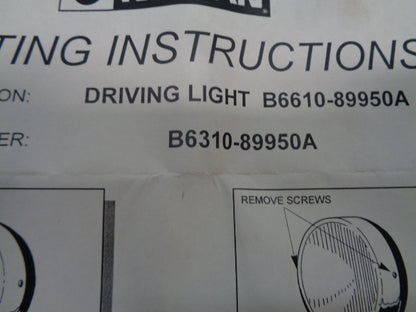 Nissan Genuine Driving Light Cover Kit New Part