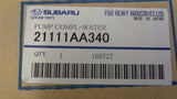 Subaru Genuine Water Pump New Part