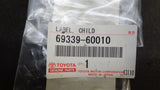 GENUINE CHILD LOCK WARNING LABEL TOYOTA LANDCRUISER/PRADO NEW PART