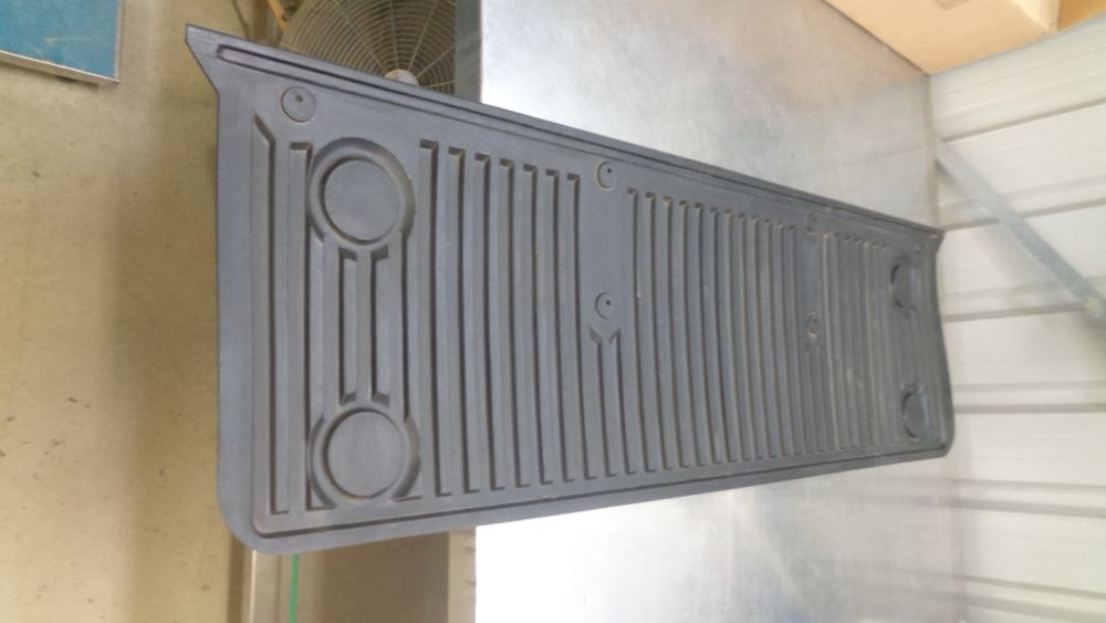 Nissan Navara D40T Genuine Under Rail Tail Gate Liner New Part