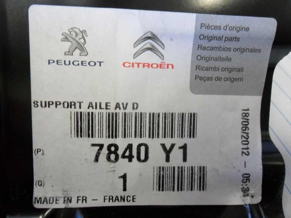 Citroen C3, C4, Ds3 Genuine Front Guard Support New Part