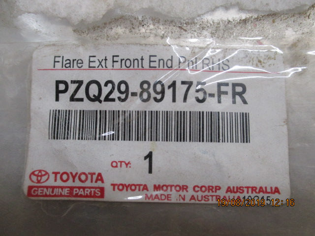 Toyota Hilux SR5 Genuine Drivers Front Flare Ext End New Part