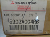 Mitsubishi Evolution Genuine Air Scoop Ralliart Red New Part