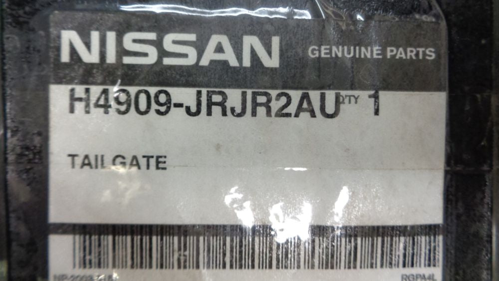 Nissan Navara D40T Genuine Under Rail Tail Gate Liner New Part