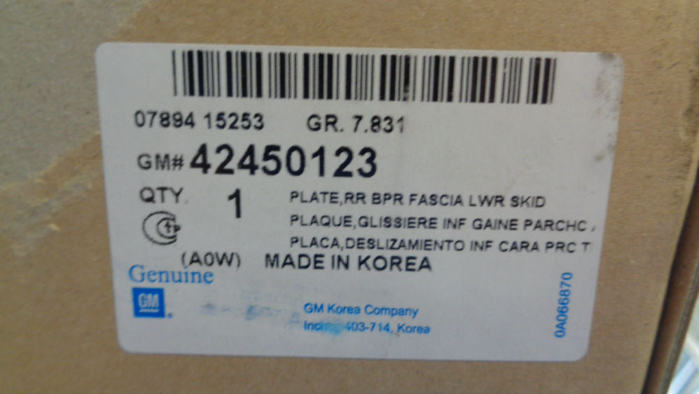 Holden MP Spark LS-LT Genuine Rear lower Bar Molding Carbon look New Part